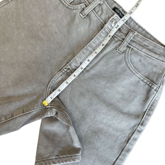 Wild Fable highest rise Bermuda Jean Shorts Grey Size 0/25 - Picture 13 of 14
